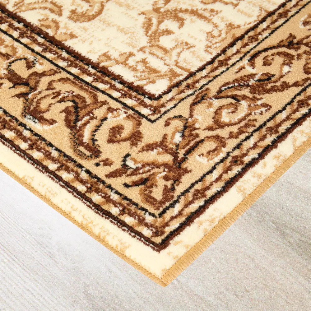 Ковер полипропилен Лагуна D533К 60x110 см цвет бежевый MERINOS STLM-2043866 - Вид №1