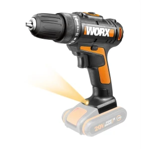 Дрель-шуруповерт аккумуляторная Worx WX101.9, 20 В Li-ion без АКБ и ЗУ 82348000 STLM-2122340