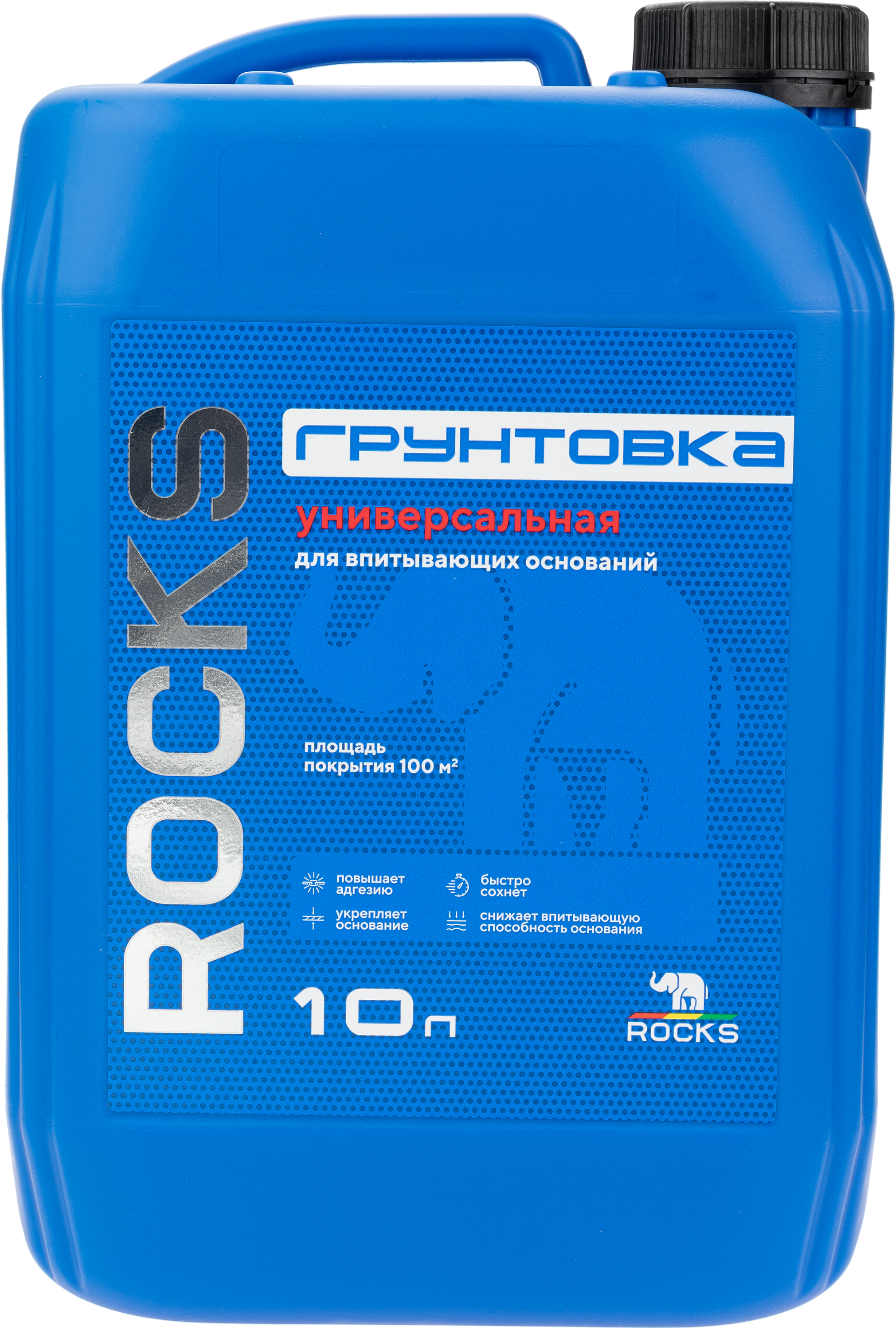 83670362 Грунтовка универсальная для сухих помещений 10 л STLM-0043257 ROCKS