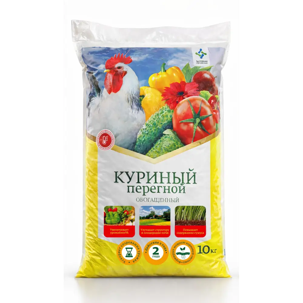 Удобрение Долина плодородия Куриный перегной универсальное 10 кг STLM-2164576