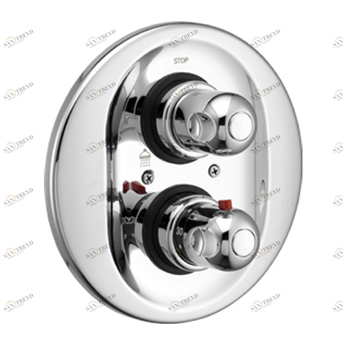 18188 Встроенный термостатический смеситель для ванны/для душа, с девиатором EFFEPI RUBINETTERIE Z-Uno 