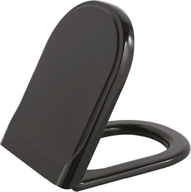 KC0303.01.1300E Крышка дуропласт с микролифтом ЧЕРНАЯ Creavit  - Вид №1