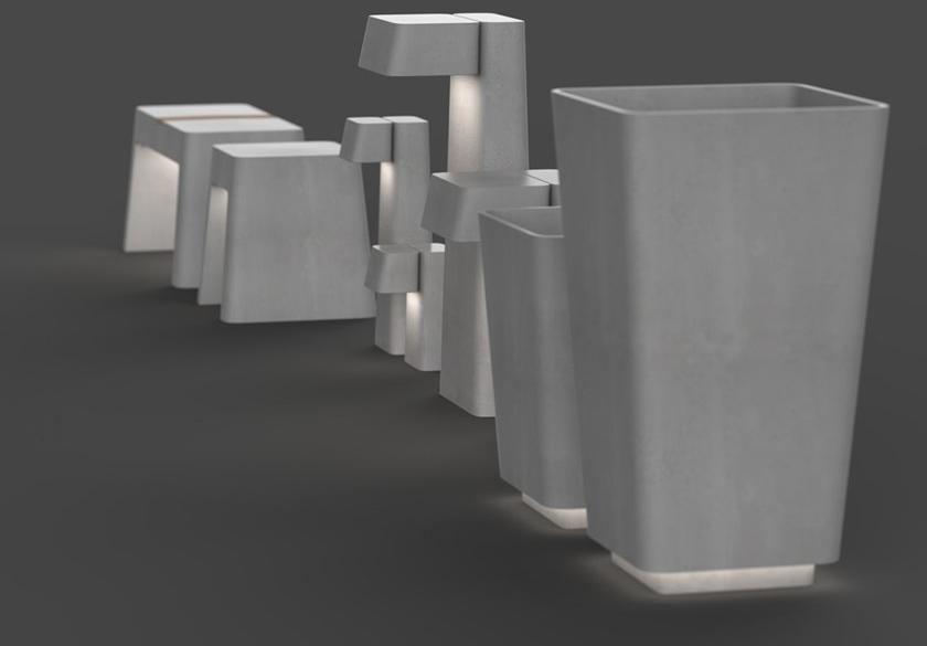 Neri Садовый стул из бетона Brenta sun-id-1432359 - Вид №2