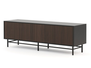 Деревянный низкий ТВ-шкаф