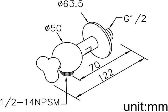JUSTIME Смеситель для душа, однорычажный, из хромированной латуни, с гибким блоком питания Story sun-id-1432160 - Вид №1