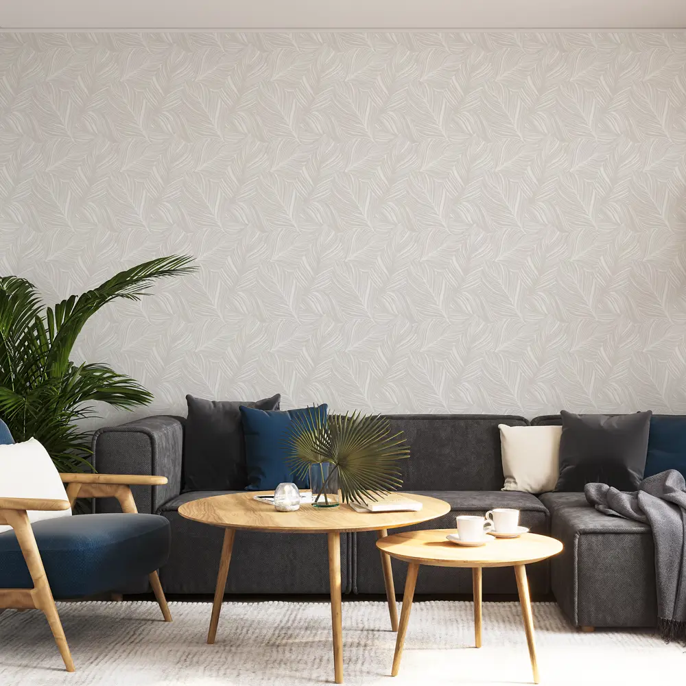 Обои флизелиновые Palitra Home Tilia бежевые 1.06 м HC31187-12 89231587 STLM-2062147 - Вид №2