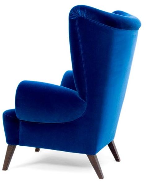 Mytto Мягкое бархатное кресло с подлокотниками Larforma sun-id-1451577 - Вид №2