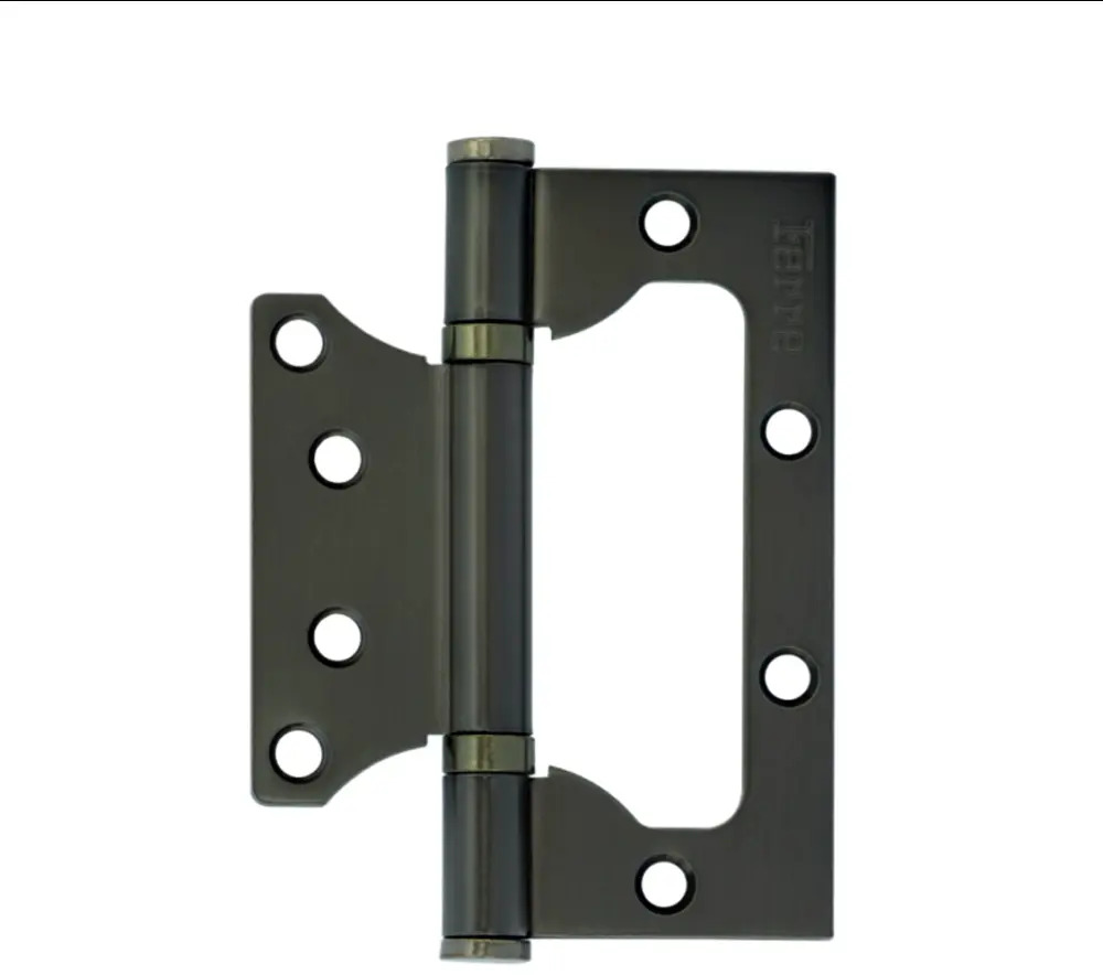 91492877 Петли дверные накладные бабочки Vettore FLUSH 100×75×2.5 мм GR Графит STLM-0894318