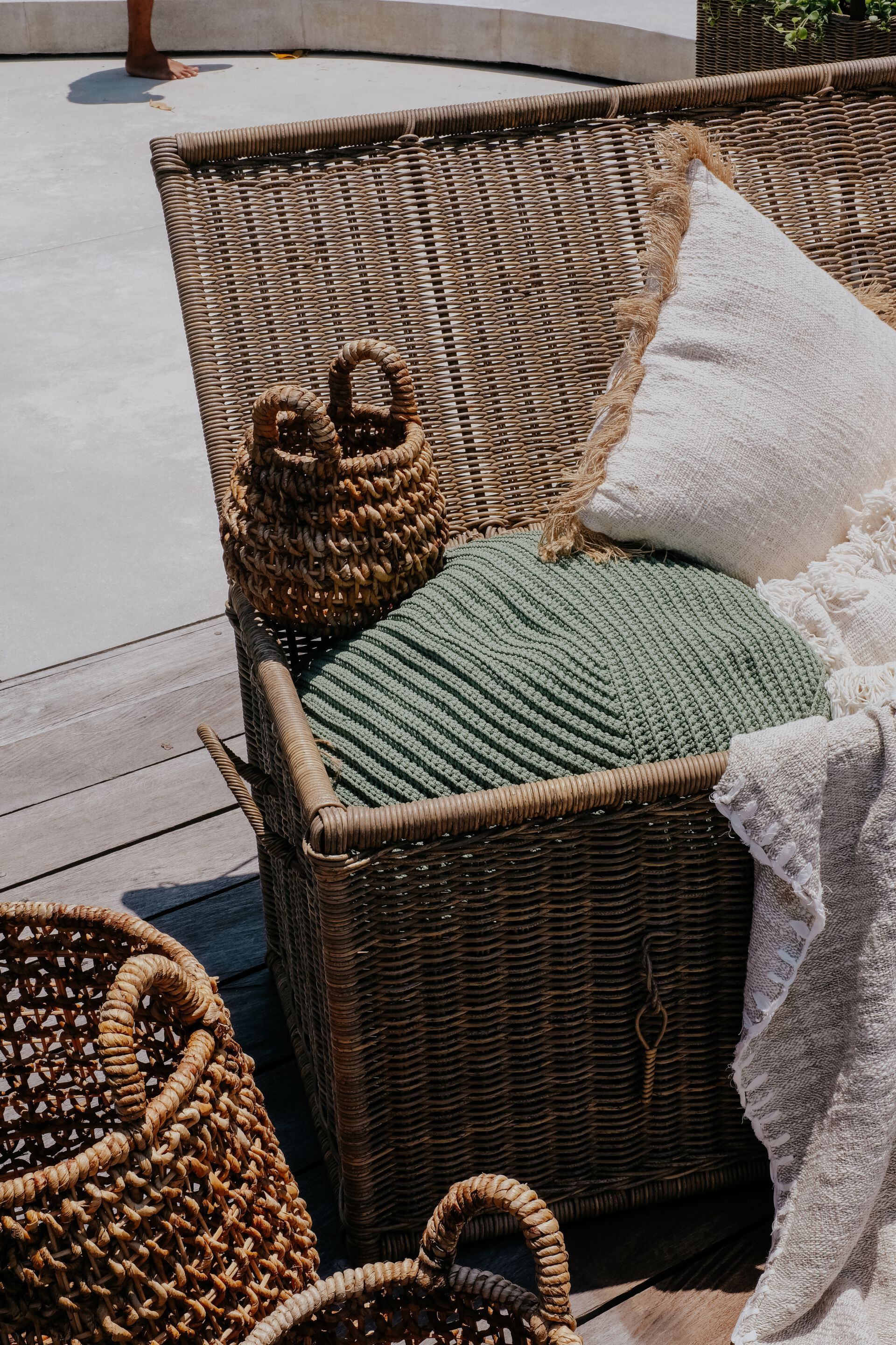 Круглая веревка сад пуфик cbdesign Виареджо ARCH-00074737 - Вид №20