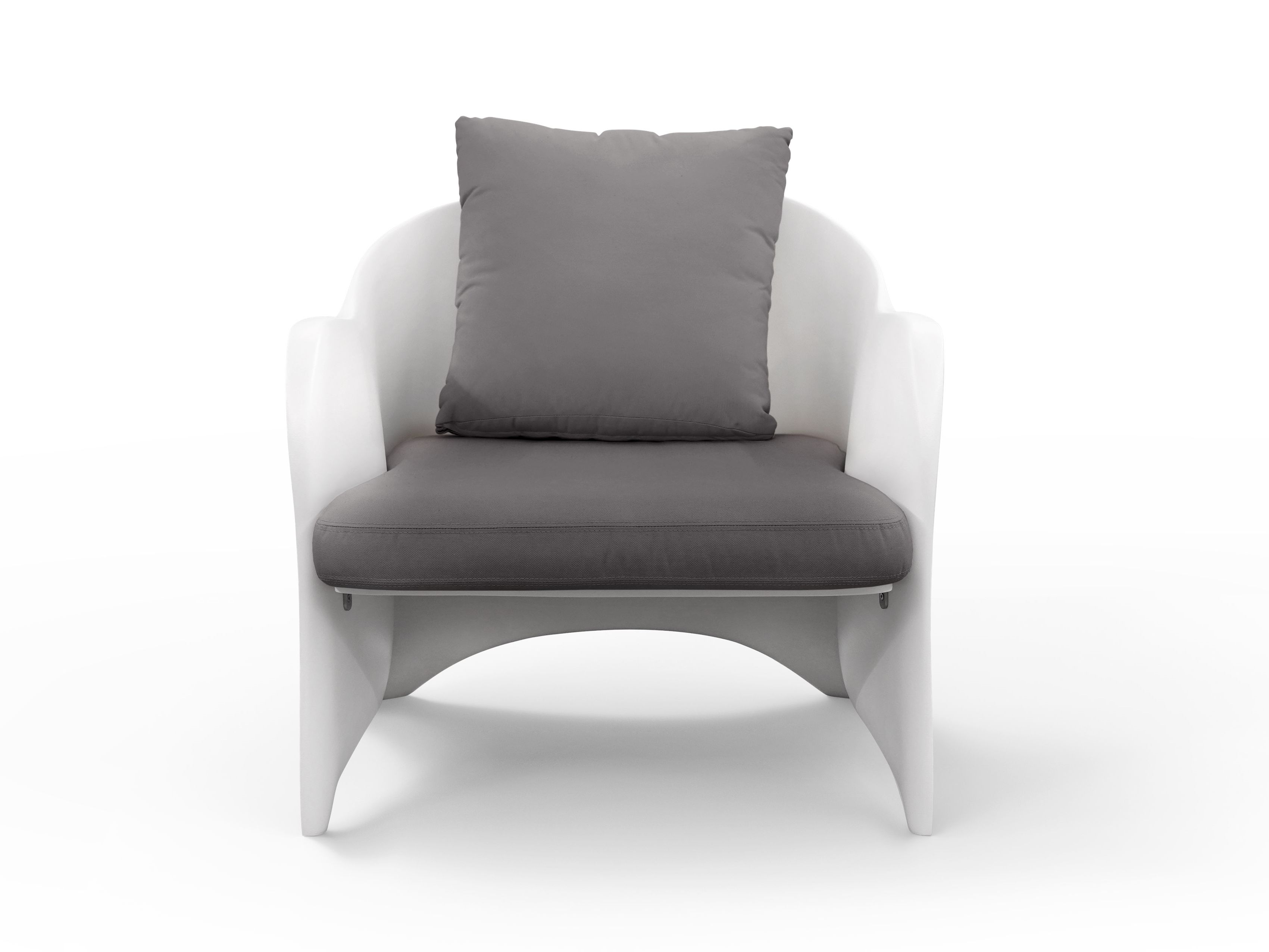 Стекловолокно садовое кресло с подлокотниками GANSK океан ARCH-00084535 - Вид №1