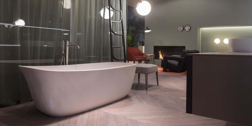 Antonio Lupi Design Отдельностоящая овальная ванна из cristalplant® Antoniolupi sun-id-1470413 - Вид №5