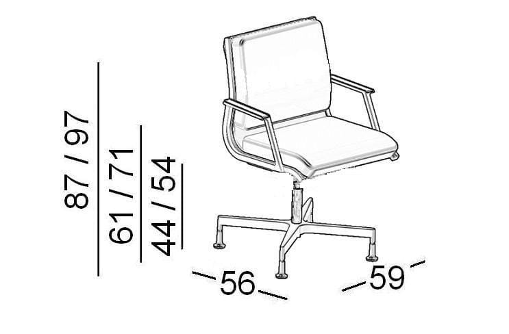 Операционный офисный стул Luxy Nulite ARCH-00071141 - Вид №2