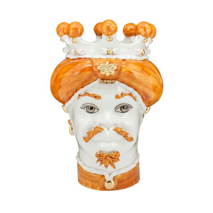 200843-25 ABHIKA ВАЗА MORO MAN MEDIUM NEW OCHER