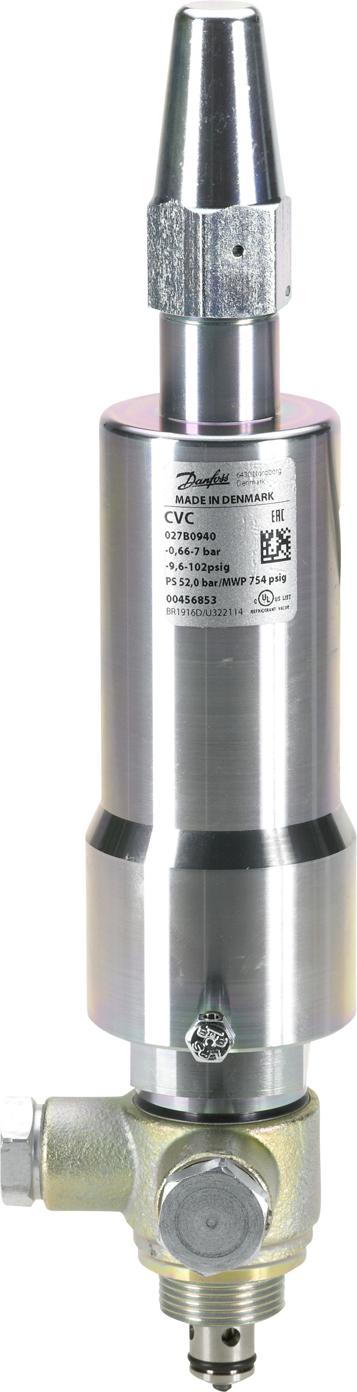 Danfoss CVС — регулятор давления для поддержания давления после клапана (после себя) Пилотн.клап.опорн.давл.CVC-L(-0,66-7бар) 027B0940  - Вид №12