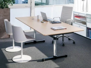 USM Лакированный прямоугольный стол для совещаний из мдф Usm kitos table