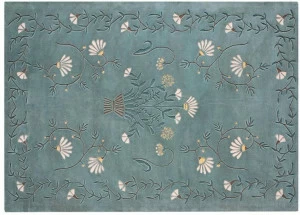 GAN Прямоугольный шерстяной коврик ручной работы с рисунком Dreams