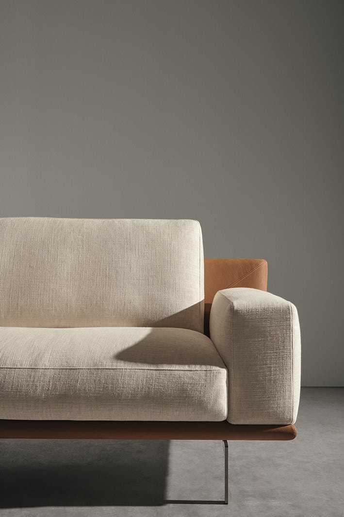 Диван из ткани и кожи Twils Etan ARCH-00116473 - Вид №1
