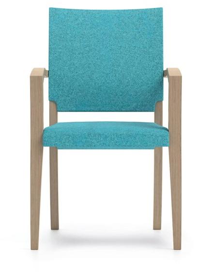 PIAVAL Штабелируемый тканевый стул с подлокотниками Theorema | health & care 44-14/1 - Вид №1