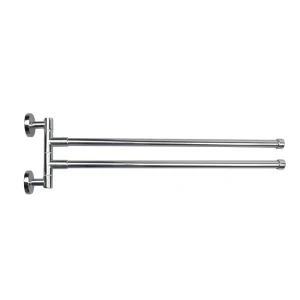 Держатель для полотенец Аквалиния CS-904 2 крючка цвет хром