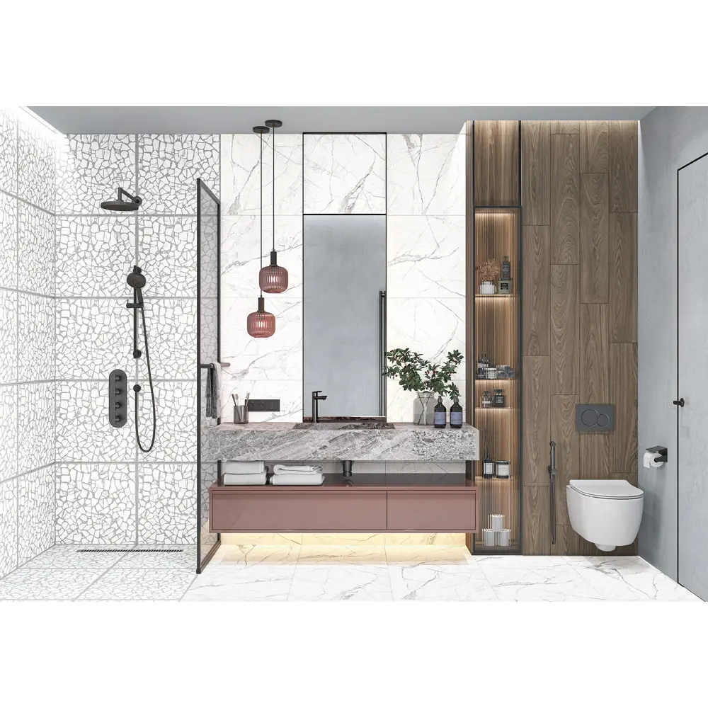 Керамогранит ALMA CERAMICA Laurent — белоснежная элегантность для интерьера 86711029 STLM-0070926 - Вид №5