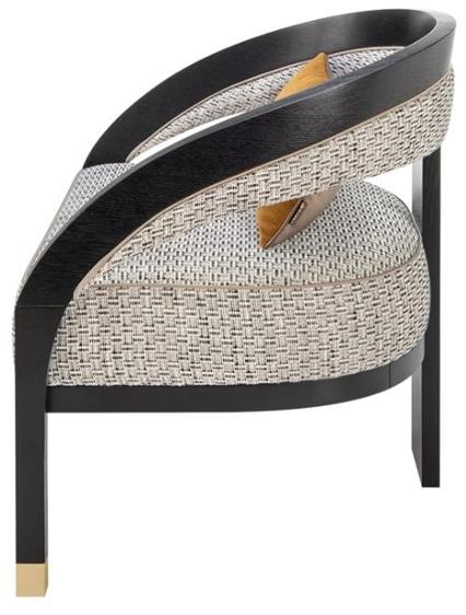 FRATO Кресло с подлокотниками из ткани  Fup010042aau  - Вид №2