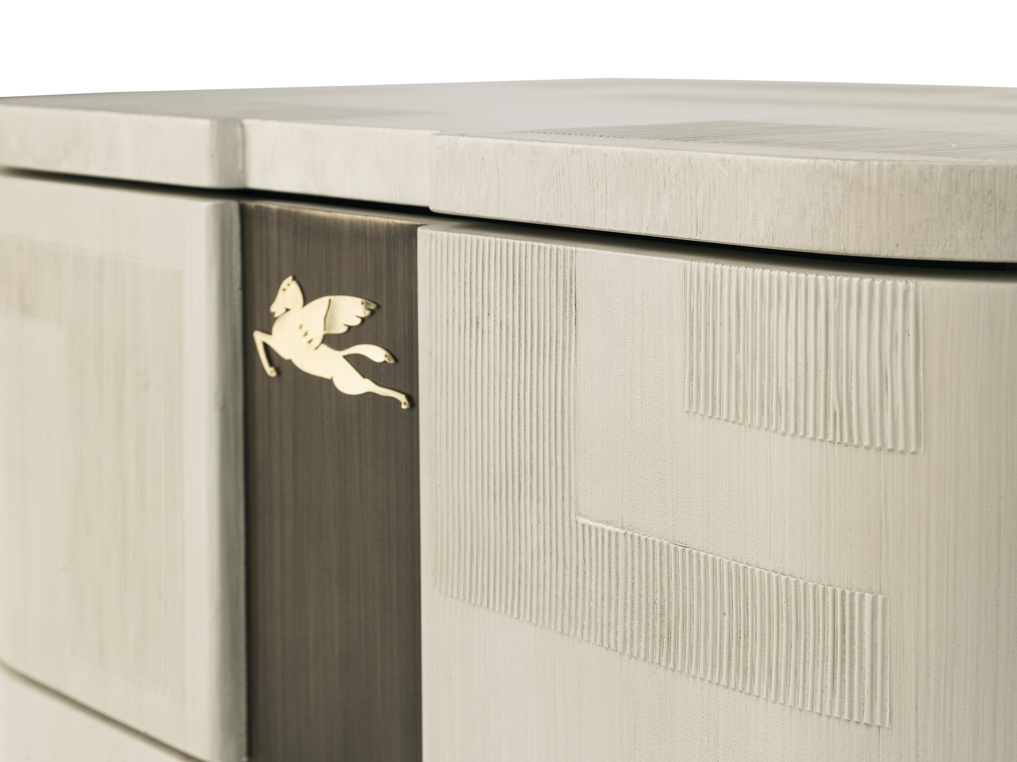 Многослойная прямоугольная тумбочка с ящиками ETRO Home Interiors Lasa ARCH-00051539 - Вид №3