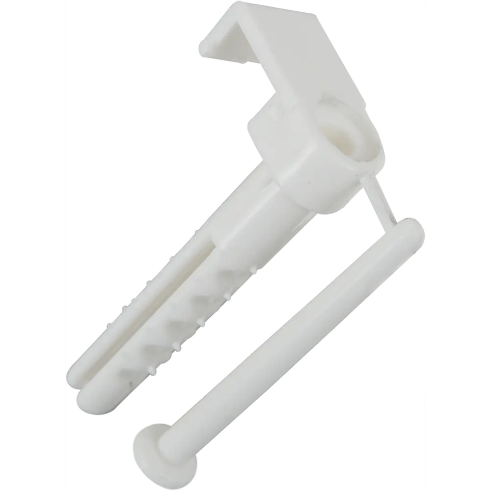 Дюбель-скоба для плоского провода 8.5х45 мм цвет белый пластик 40 шт ВС-ГРУПП STLM-2016970