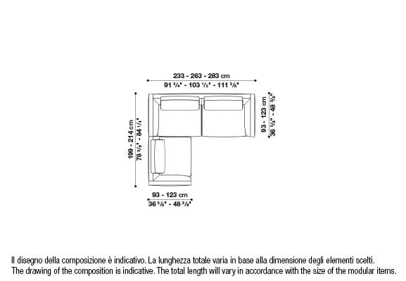 Угловой диван из ткани B&B Italia Ричард ARCH-00040927 - Вид №89