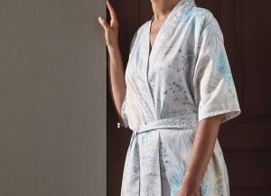 SOUS_G_М Халат короткий М сатин 280TC (в подарочной коробке) Blanc des Vosges