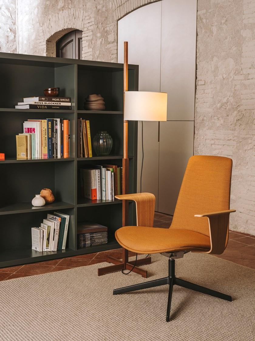 ENEA Кресло из ткани с 4 спицами и подлокотниками Lottus lounge sun-id-1427539 - Вид №10