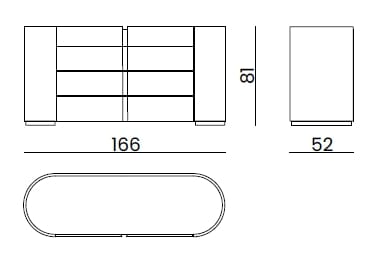 Деревянный комод Bizzotto Italia Atmosphera ARCH-00081536 - Вид №3
