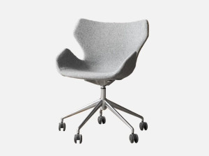 Ткань поворотный операционный офисный стул с подлокотниками