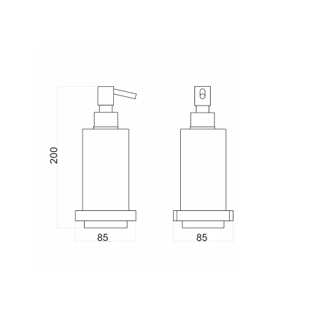 PE500201015 Дозатор для жидкого мыла Webert Pegaso - Вид №1