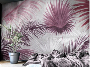 Тропические обои ПВХ бесплатно, экологически чистые, моющиеся