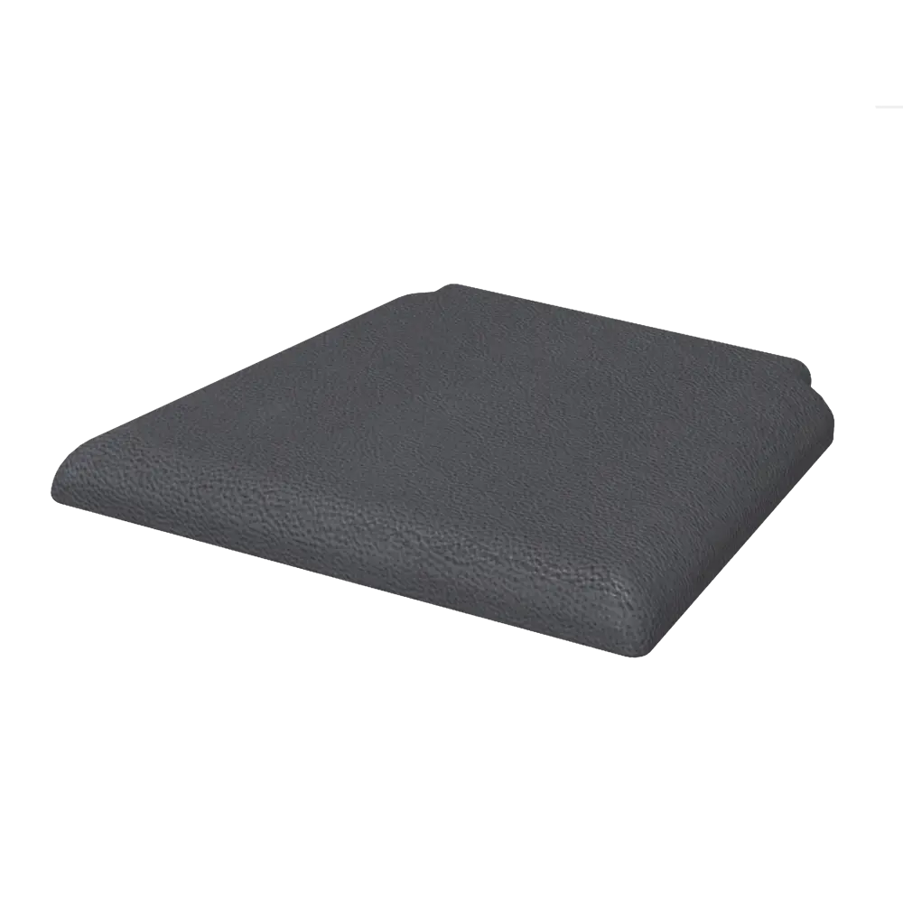 Сиденье для стула Марсель Delinia 43.5x40.5x4 см имитация кожи цвет графит STLM-2211141