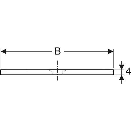550.771.00.1 Прямоугольный душевой поддон Geberit Olona Geberit  - Вид №4