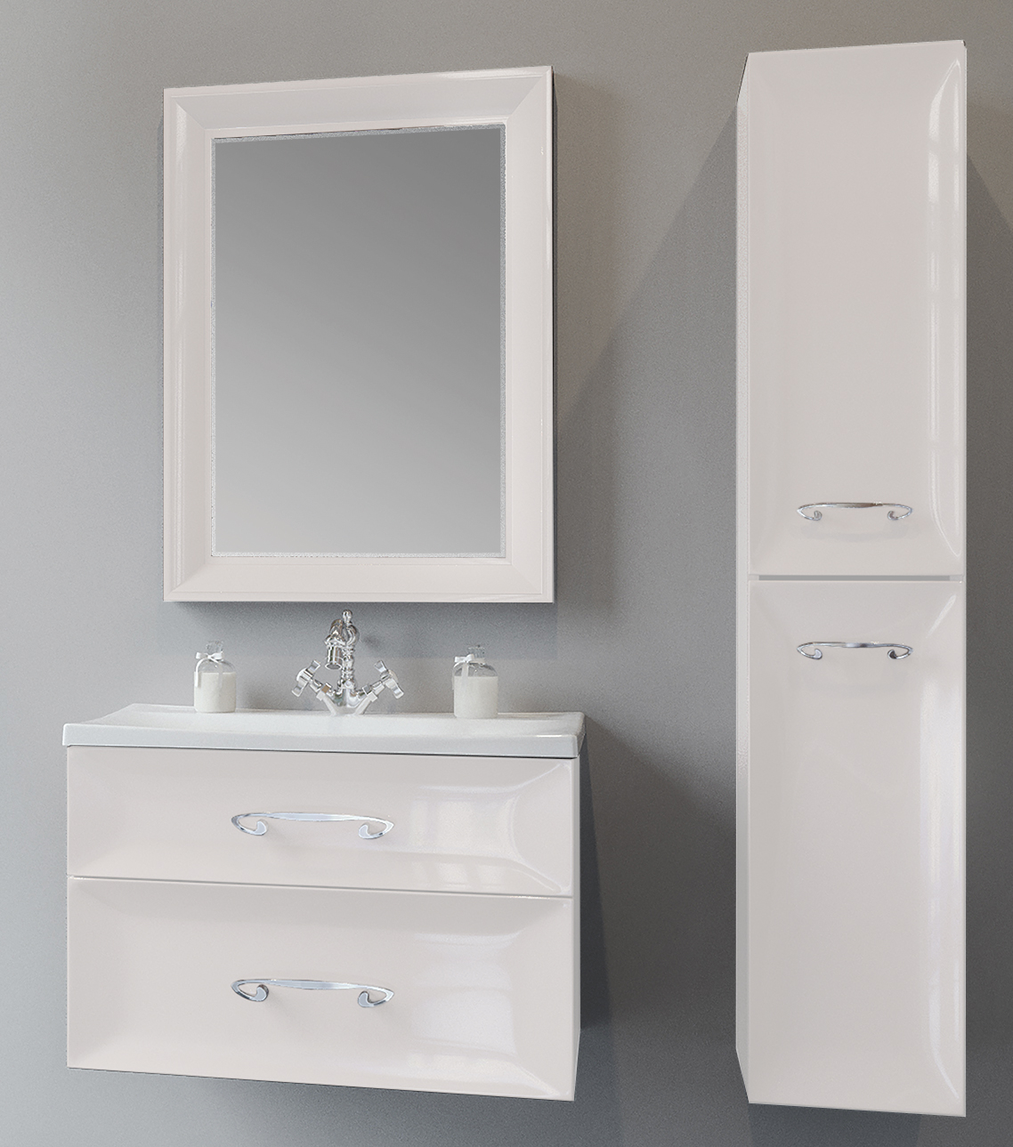 У72508 Зеркало Delice 65*85 White 1 Marka Art - Вид №1