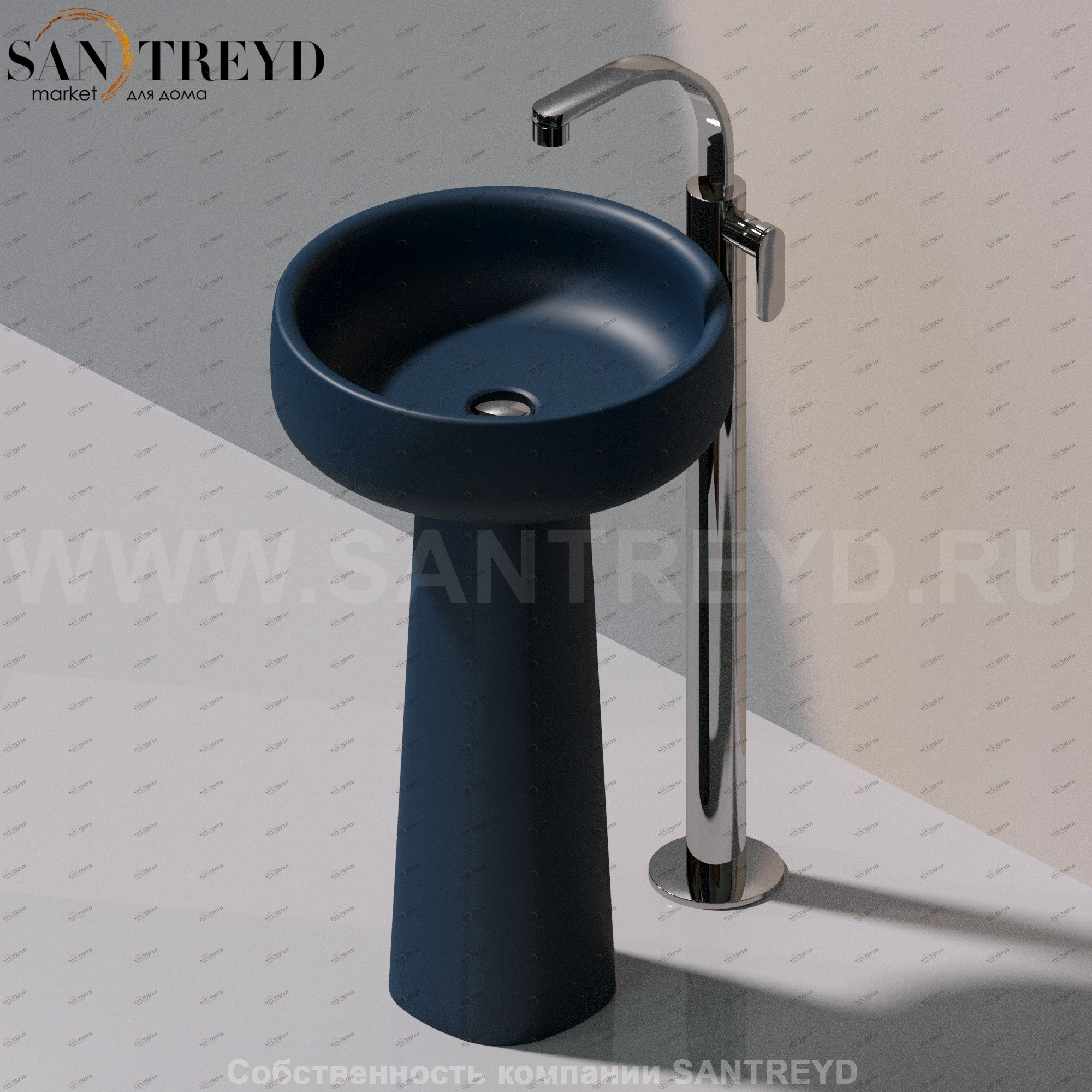 BN50C7016 Пьедестал для раковины круглая Ceramica Flaminia Bonola