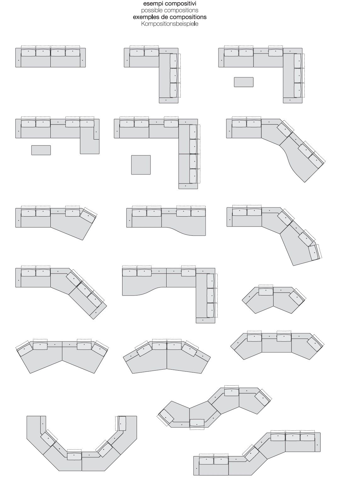 Диван Edra для интерьера ARCH-00032743 - Вид №11