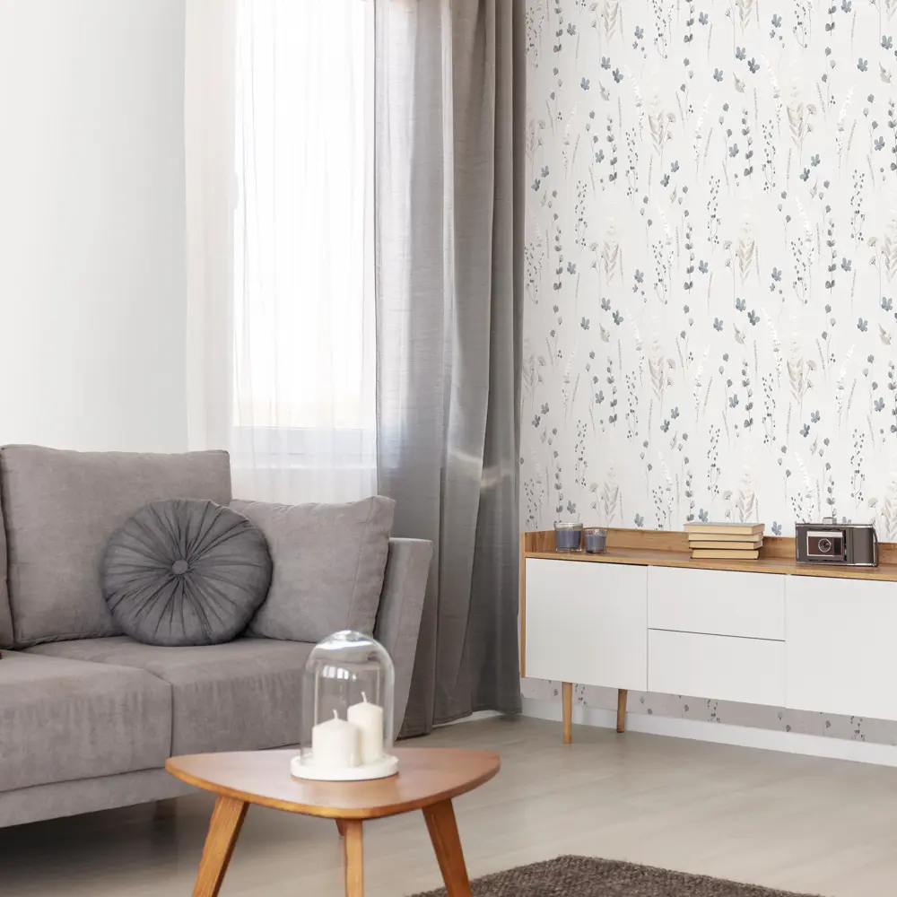 Обои флизелиновые Ateliero Laima серые 1.06 м At283804 STLM-2004086 - Вид №3