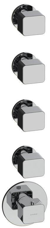 GUGLIELMI Встраиваемый термостатический смеситель для душа на 5 отверстий Gzero Fiin00961 - Вид №1