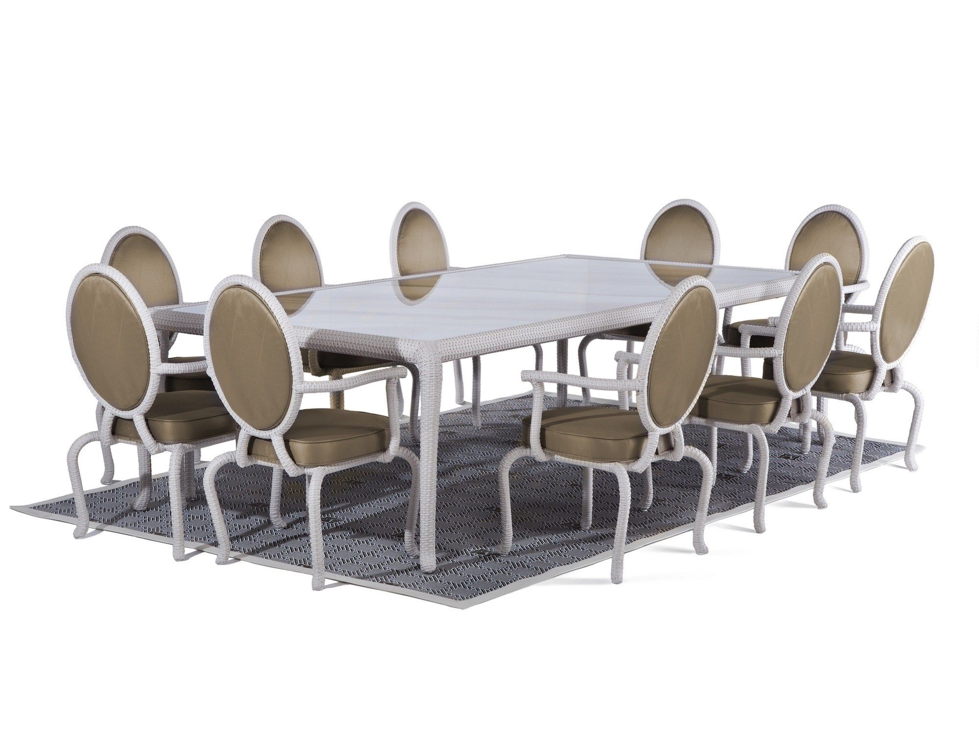 Медальон садовый стул с подлокотниками Samuele Mazza Outdoor Canopo ARCH-00124258 - Вид №2