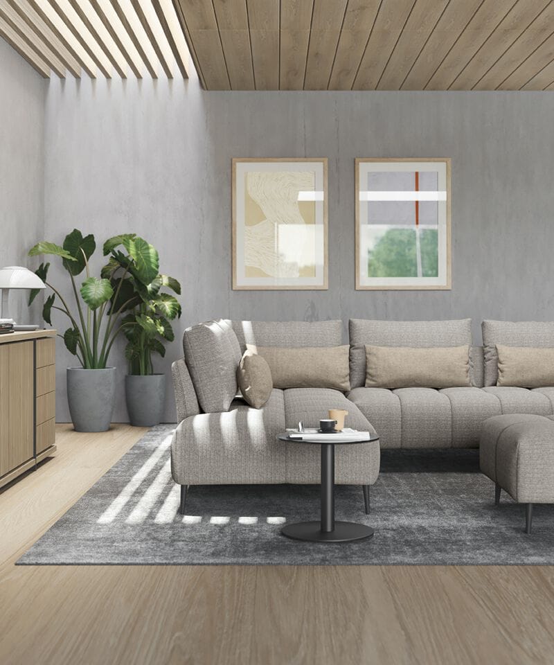 Модульный тканевый диван Febal Casa подпись ARCH-00038701 - Вид №1