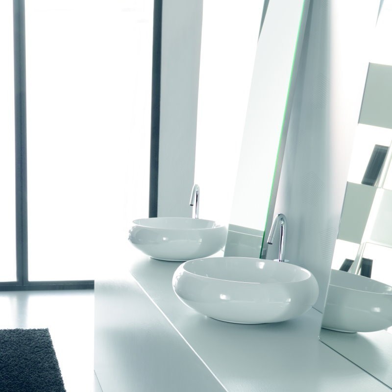 43430 Накладная раковина на столешницу  овальная Ceramica Hidra  - Вид №3