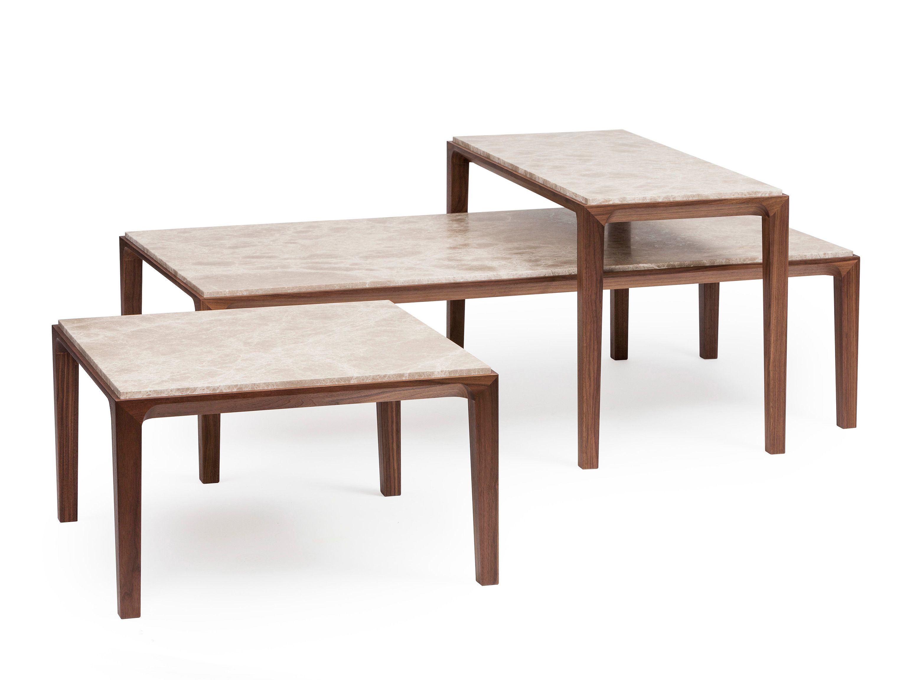 Прямоугольный мраморный журнальный столик Linteloo Miles ARCH-00138222 - Вид №1