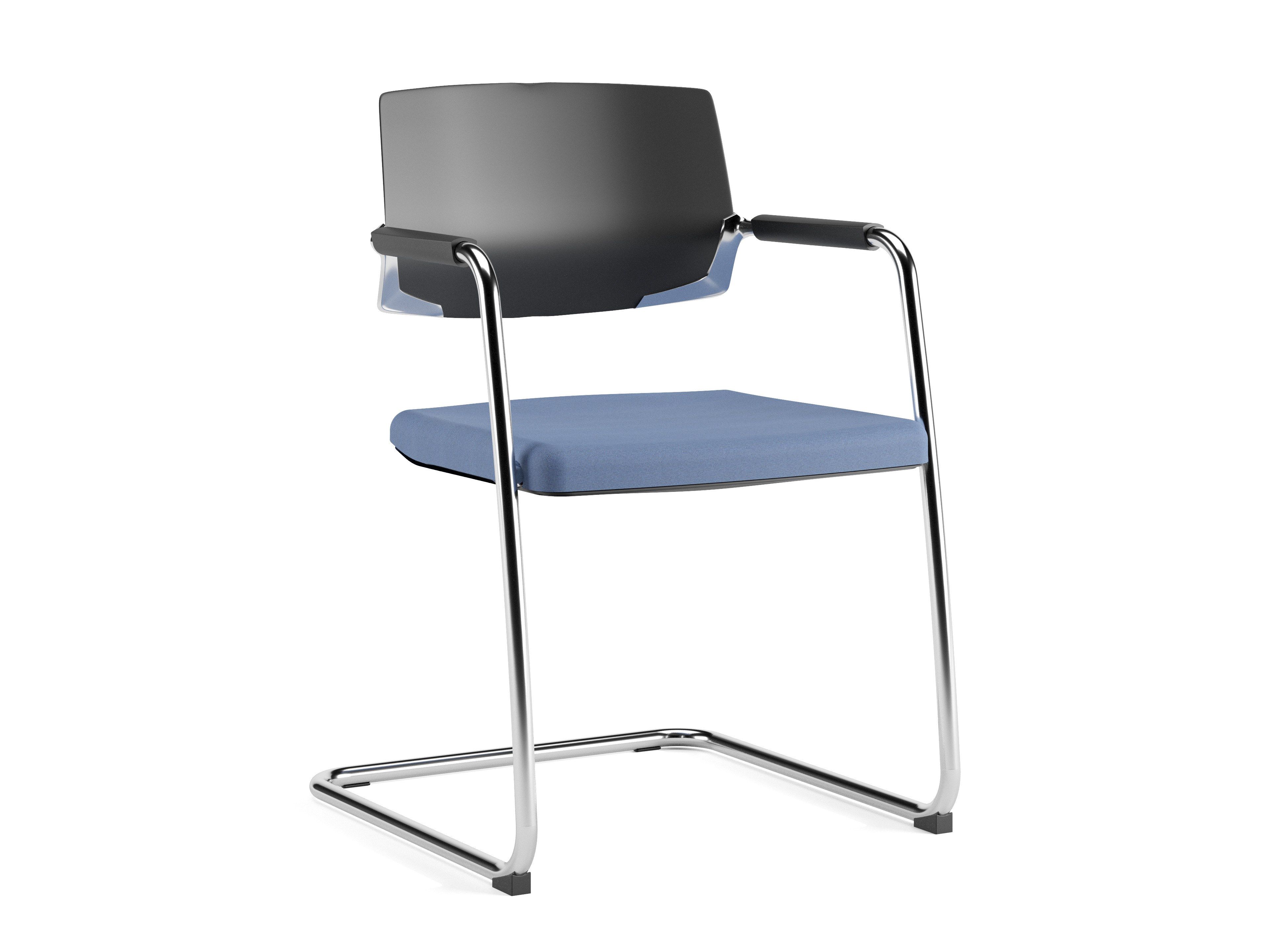 Консольный стул из ткани и пластика с подлокотниками Ersa LUCE ARCH-00107200