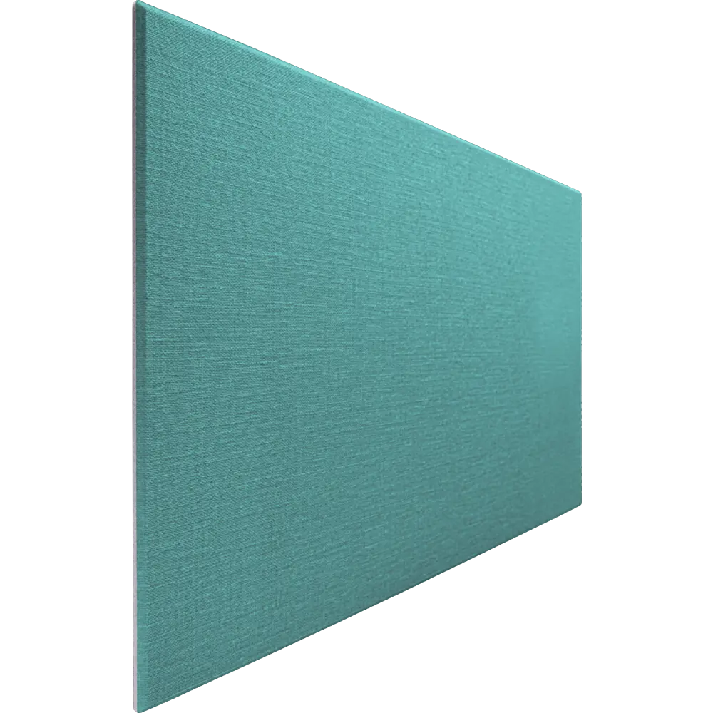 Панель полиэстеровая 9мм 600x400 мм цвет бирюза РСП STLM-2002110 - Вид №3