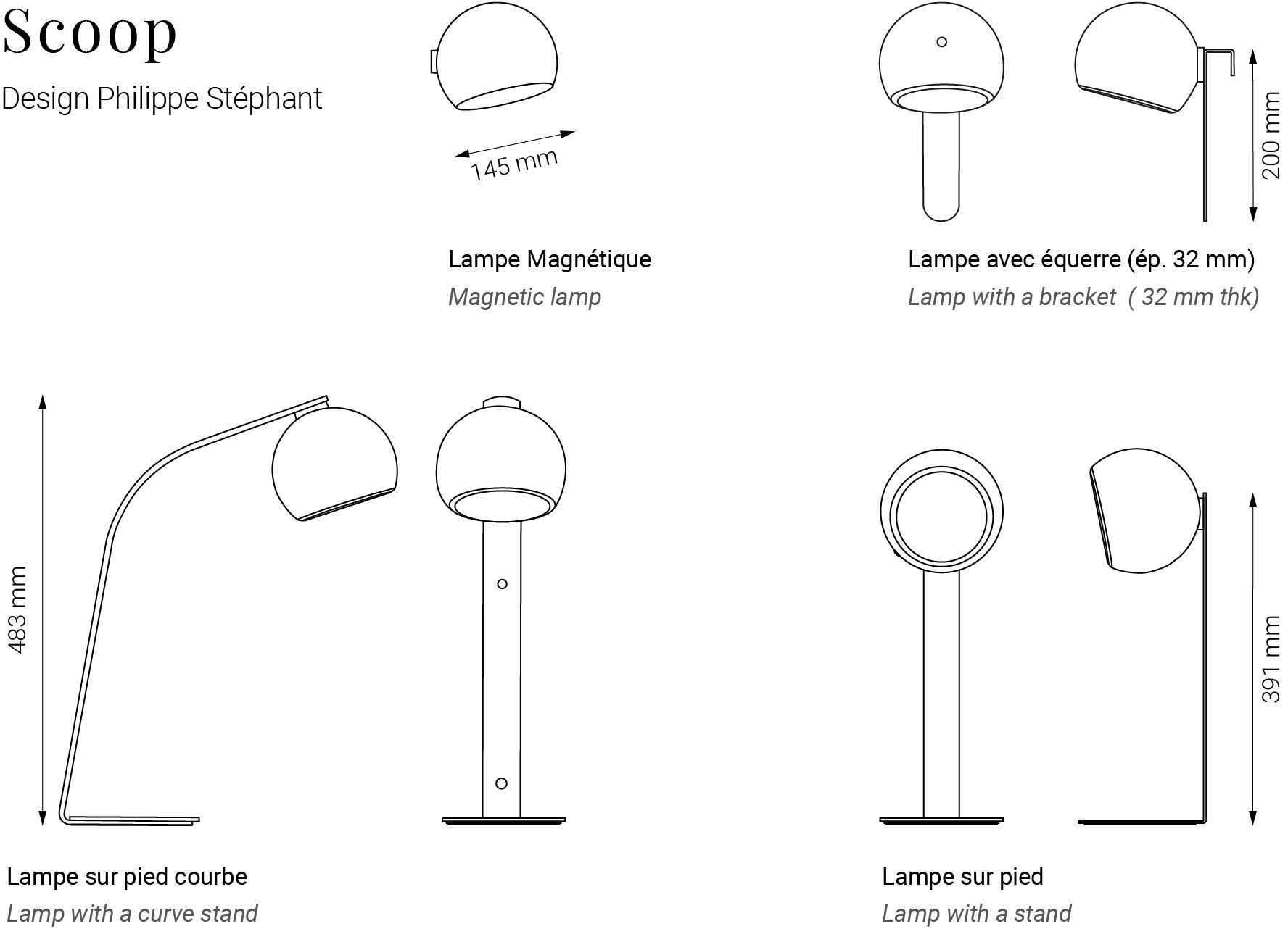 Настенный светильник с диммером Manade ARCH-00066091 - Вид №3