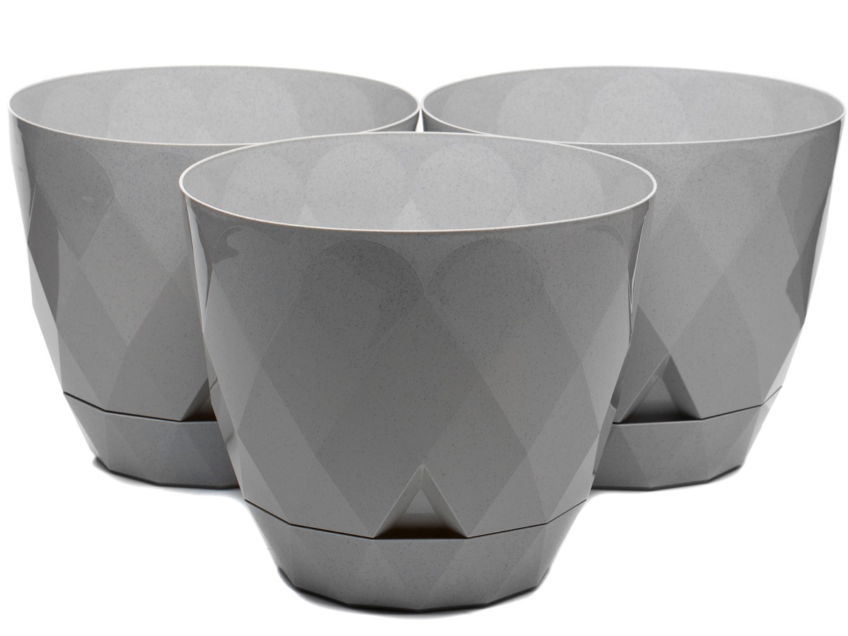 Горшок для цветов Rico 9.2L Grey NAVAKO 16033 - Вид №3