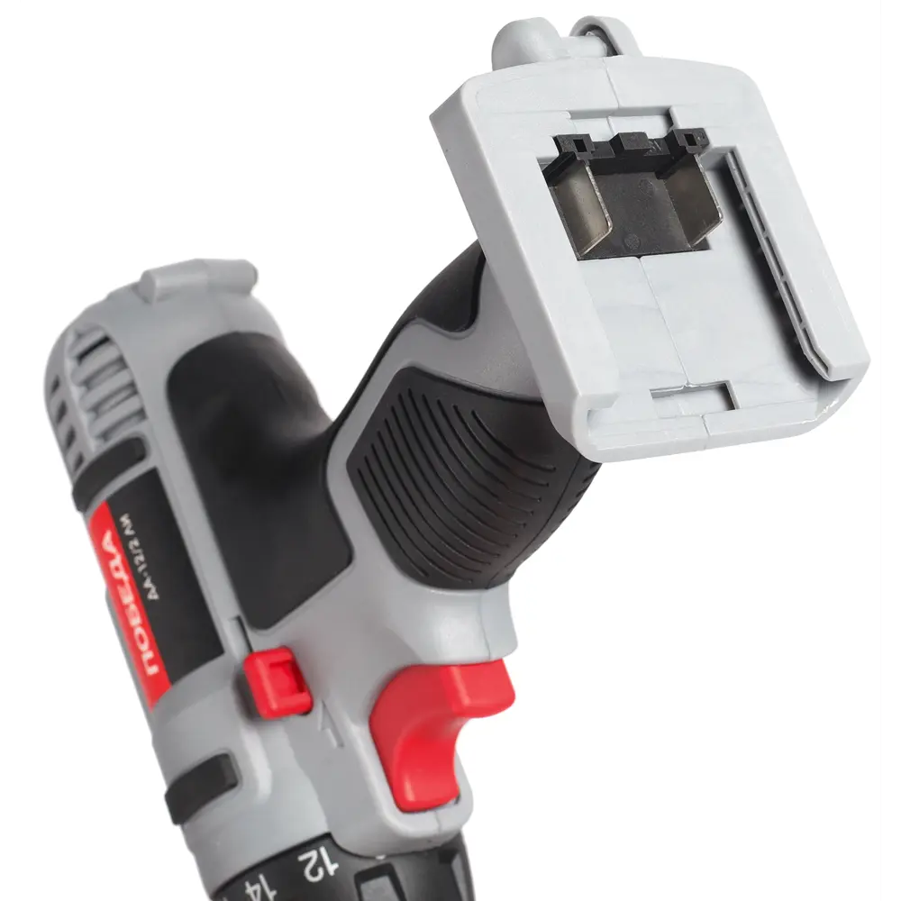 Дрель-шуруповерт аккумуляторная Победа ДА-12/2, 12 В Li-ion 2x2 Ач STLM-2186994 - Вид №6